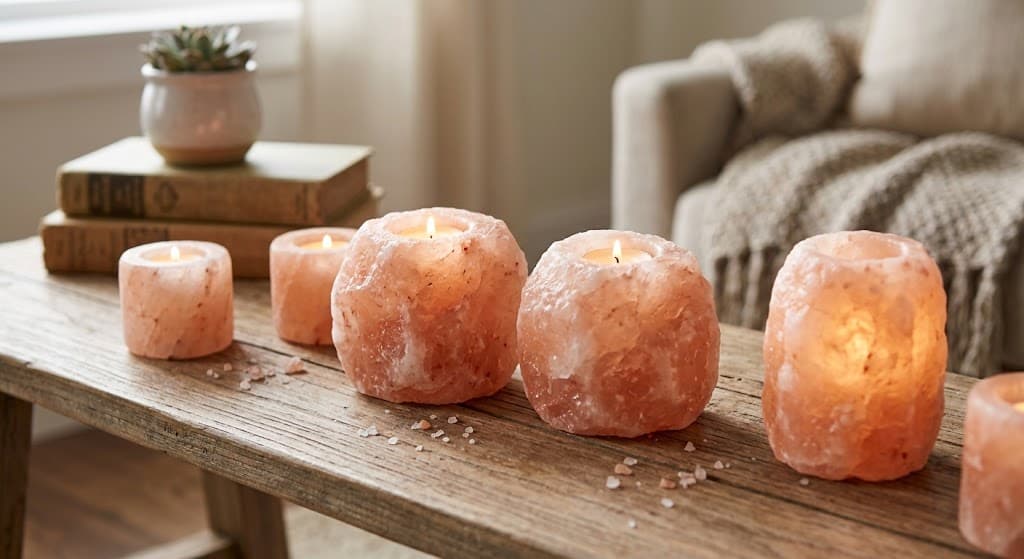 Salt Candle Holders